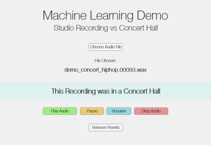 Figure 6 - Application UI